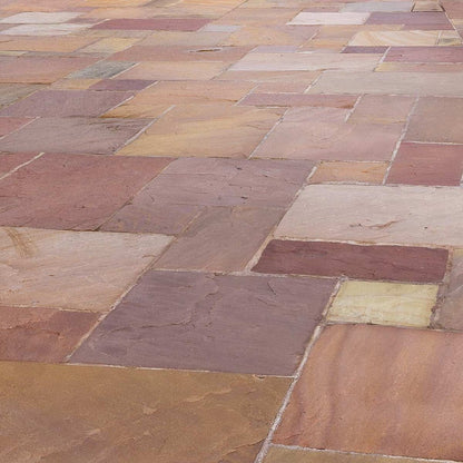 Pavestone Original Modak (22mm Calibrated) Natural Sandstone Paving - Mixed Size - JJ Building Materials