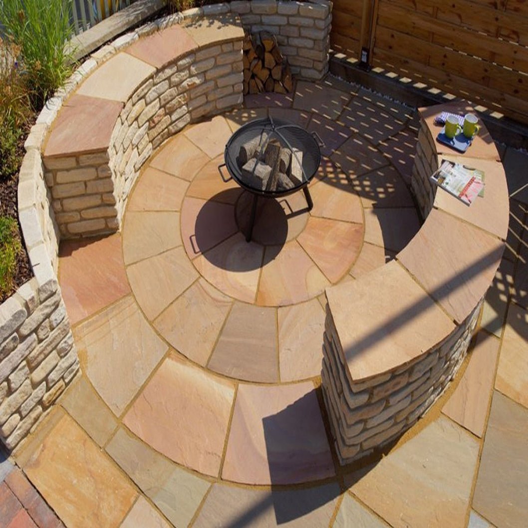 Pavestone Original Modak (22mm Calibrated) Natural Sandstone Paving - Mixed Size - JJ Building Materials