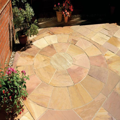 Pavestone Original Modak (22mm Calibrated) Natural Sandstone Paving - Mixed Size - JJ Building Materials