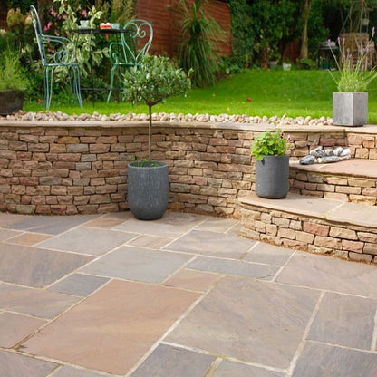Pavestone Raj Blend (20mm Calibrated) Natural Sandstone Paving - Normal Pack Sizes - JJ Building Materials