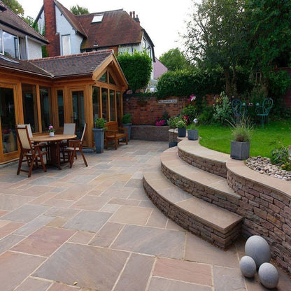 Pavestone Raj Blend (20mm Calibrated) Natural Sandstone Paving - Normal Pack Sizes - JJ Building Materials