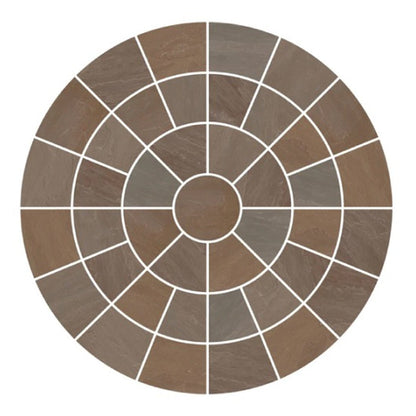 Pavestone Raj Blend Natural Sandstone Circle - JJ Building Materials