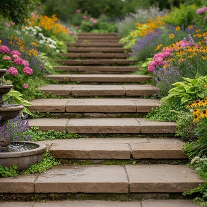 Pavestone Raj Coping/Step (50mm Calibrated) - 600 x 450mm - Pack of 18 - JJ Building Materials