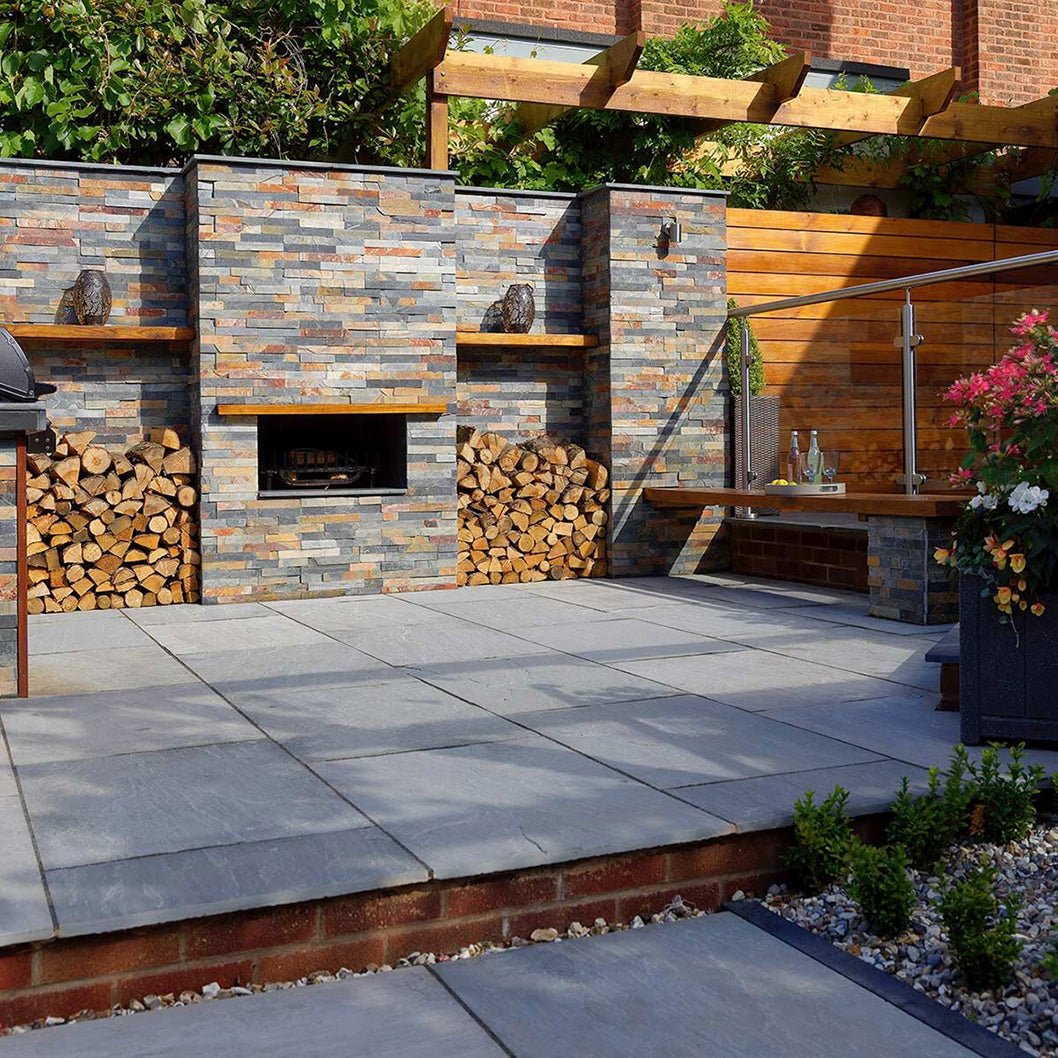 Pavestone Rio Slate (Premium Calibrated 20mm Brazilian Slate) Natural Stone Paving - JJ Building Materials