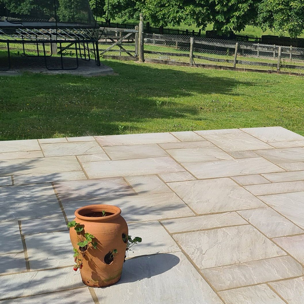 Pavestone Rippon (22mm Calibrated) Natural Sandstone Paving - Mixed Size - JJ Building Materials