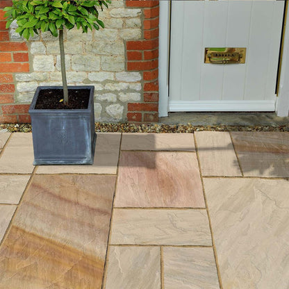 Pavestone Rippon (22mm Calibrated) Natural Sandstone Paving - Mixed Size - JJ Building Materials