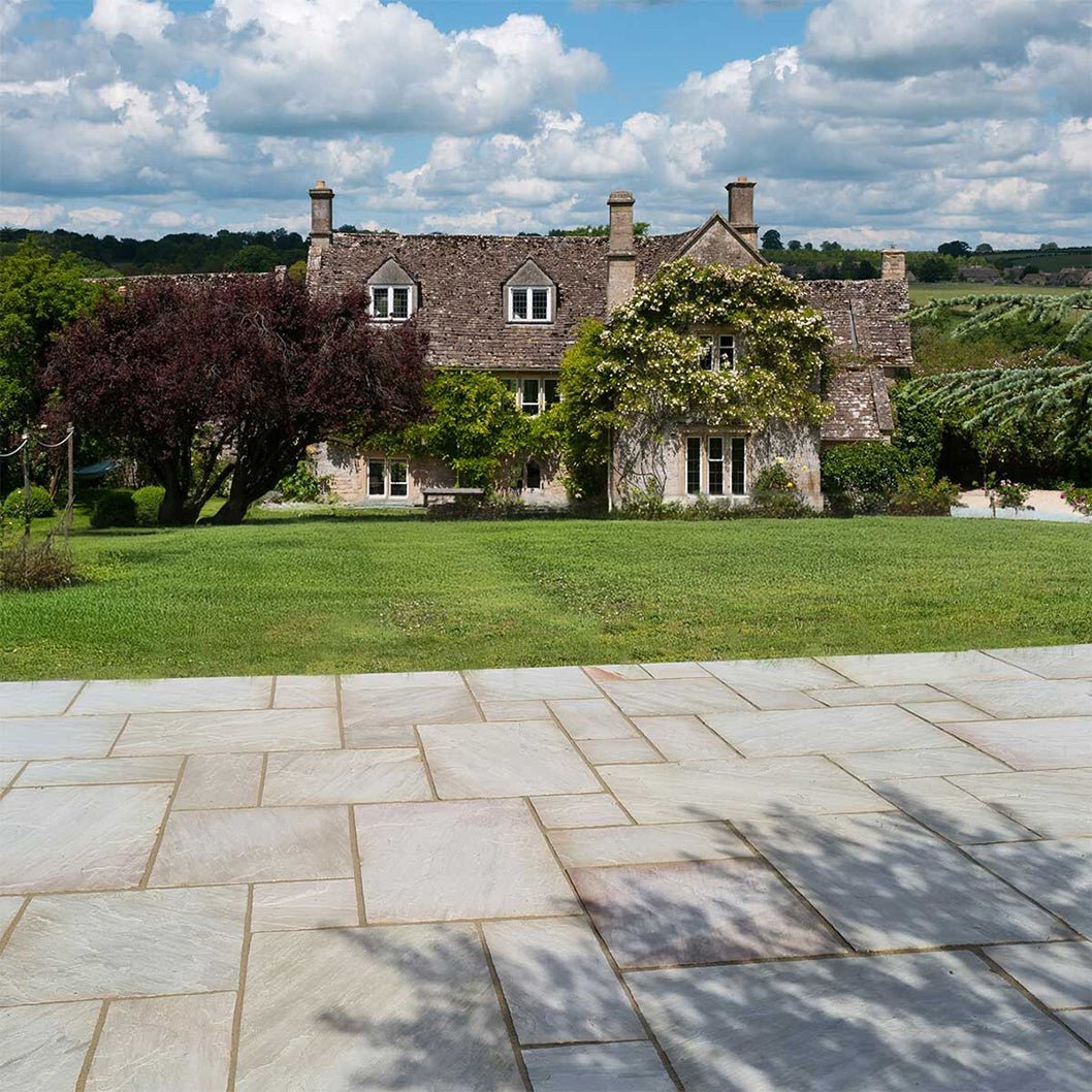 Pavestone Rippon (22mm Calibrated) Natural Sandstone Paving - Mixed Size - JJ Building Materials