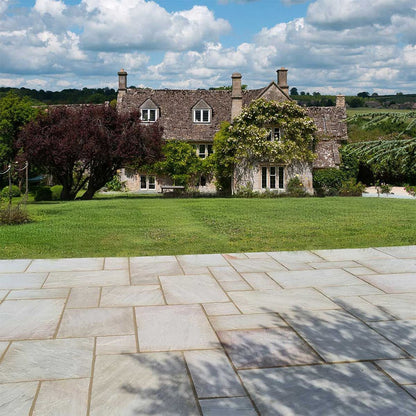 Pavestone Rippon (22mm Calibrated) Natural Sandstone Paving - Mixed Size - JJ Building Materials