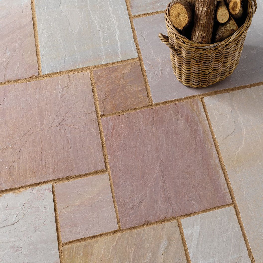 Pavestone Rippon (22mm Calibrated) Natural Sandstone Paving - Mixed Size - JJ Building Materials