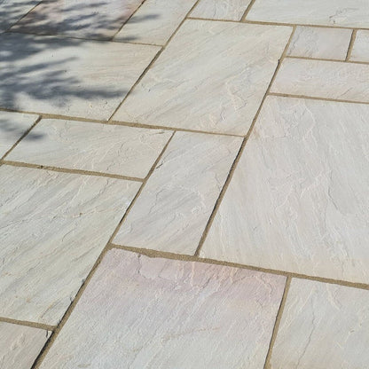 Pavestone Rippon (22mm Calibrated) Natural Sandstone Paving - Mixed Size - JJ Building Materials