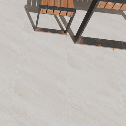 Pavestone Sabbia Cliffrock White Porcelain Paving - 900 x 600mm - JJ Building Materials