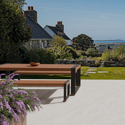 Pavestone Sabbia Cliffrock White Porcelain Paving - 900 x 600mm - JJ Building Materials