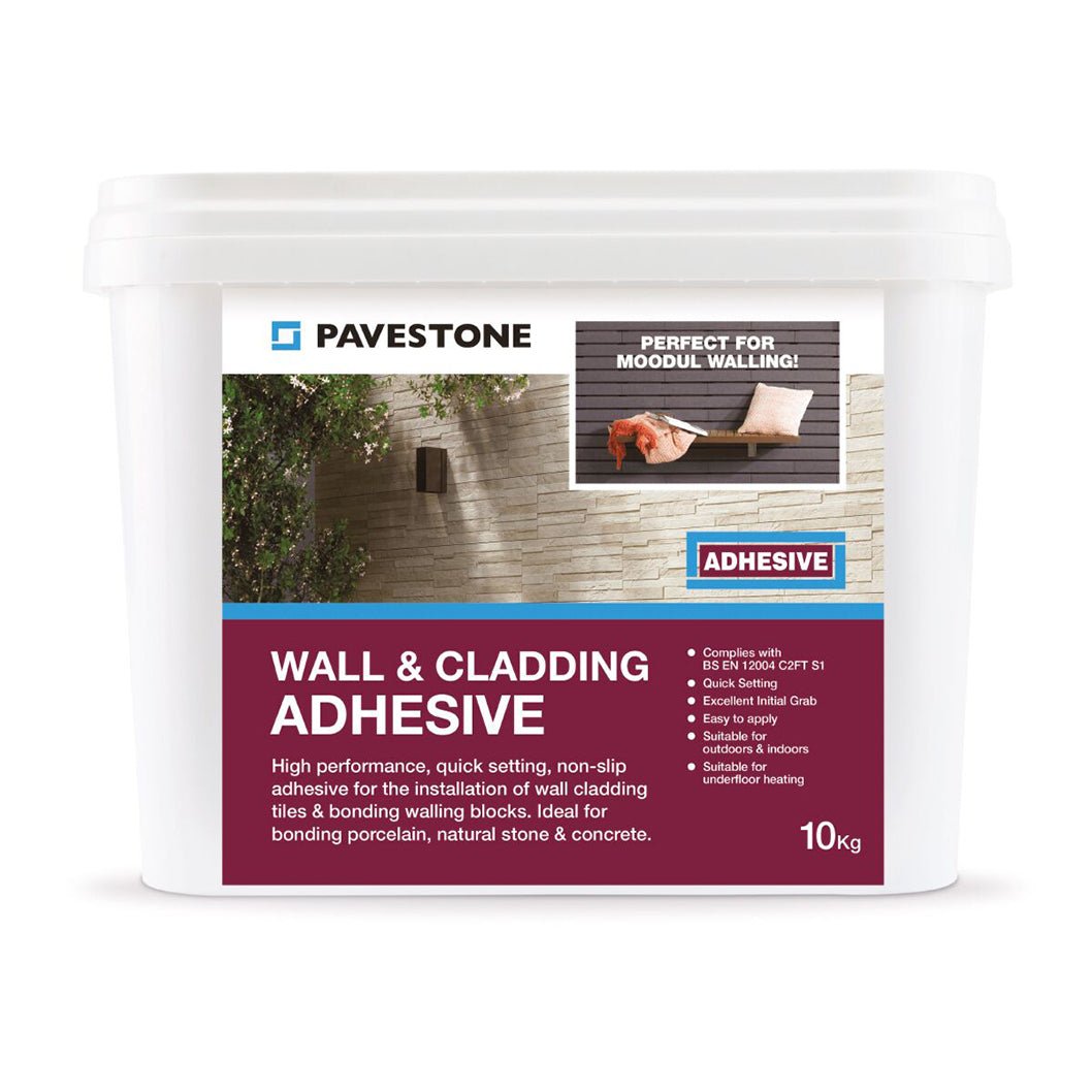 Pavestone Wall & Cladding Adhesive Porcelain Paving - 10kg - JJ Building Materials