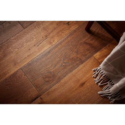 Pinzon Smoked Oak Hand finished UV Oil Engineered Wood Flooring - 2.17m2 Pack Size | Contemporary Range - JJ Building Materials