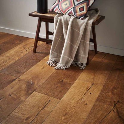 Pinzon Smoked Oak Hand finished UV Oil Engineered Wood Flooring - 2.17m2 Pack Size | Contemporary Range - JJ Building Materials