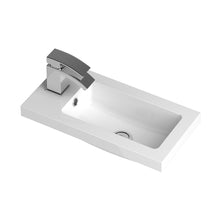 Hudson Reed Furniture Worktops And Basins 500mm Compact Basin Contemp White Polymarble 255x503x135mm