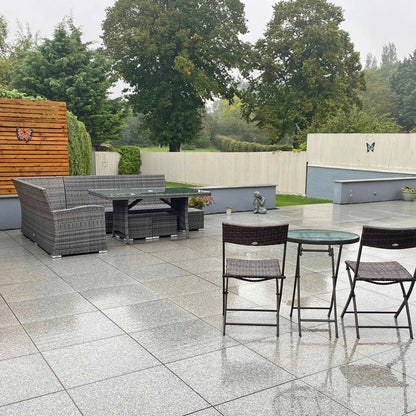 Polished Silver 25mm Granite Paving Slabs - 600mm x 900mm - JJ Building Materials