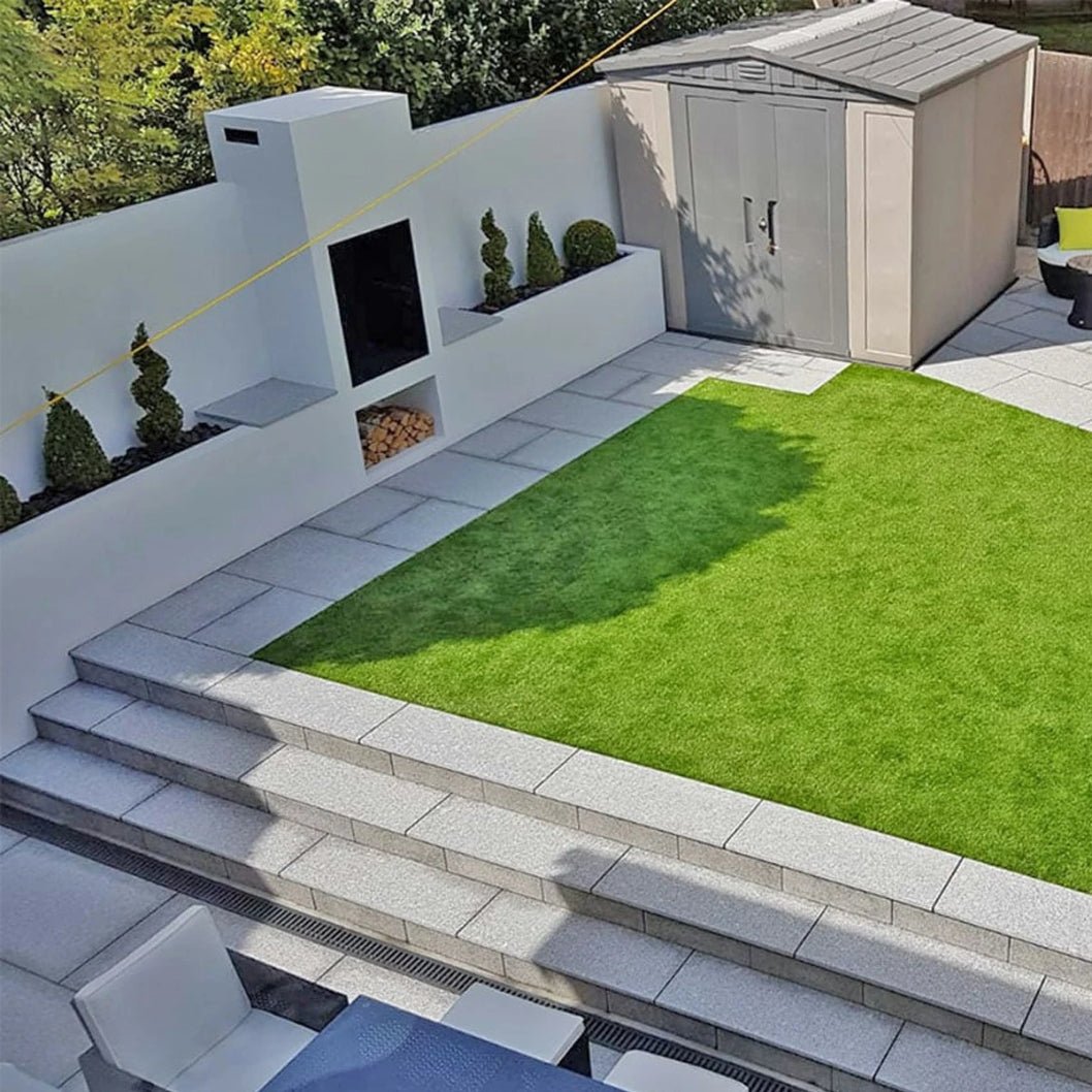 Polished Silver 25mm Granite Paving Slabs - 600mm x 900mm - JJ Building Materials