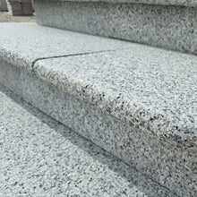 Polished Silver 40mm Granite - Bullnose Step Corners - Flamed - 400mm x 40mm - JJ Building Materials