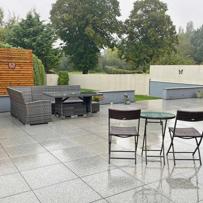 Polished Silver 25mm Granite Paving Slabs - 600mm x 900mm
