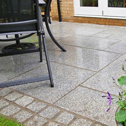 Polished Silver 20mm Granite Paving Slabs - Patio Kit