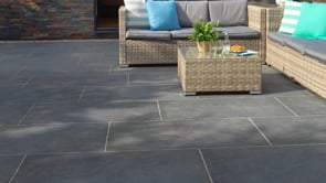 Pavestone Dolomite Grey Porcelain Paving - 1000 x 500mm