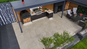 Pavestone Classic Ivory Porcelain Paving - 900 x 600mm