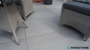 Pavestone Monviso Smooth Grey Porcelain Paving - 900 x 600mm