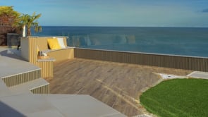 Pavestone Deckwood Cinder Porcelain Paving - 1200 x 295mm