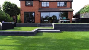 Pavestone Moodul Walling Block Black - 90mm - 600 x 300mm - Pack of 32 - 1.73m²