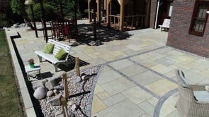 Pavestone Abbey (22mm Calibrated Sawn Edges) Natural Limestone Paving - Mixed Size Patio Pack - 15m²