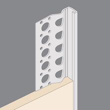PVC 3mm Thin Coat Plaster Stop Bead 2400mm - JJ Building Materials