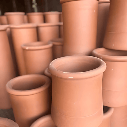 Redbank Roll Top Red Chimney Pot - JJ Building Materials