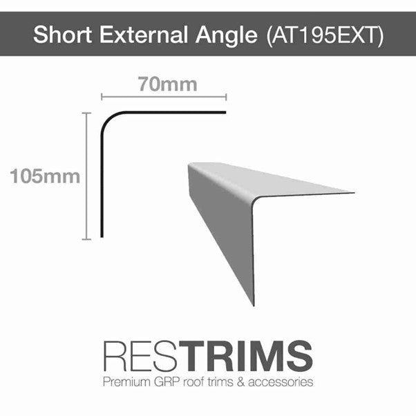 RESTRIM Angle Trim AT195 Internal & External (3m) - JJ Building Materials