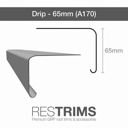 RESTRIM Drip Fascia Trim - 3m - JJ Building Materials