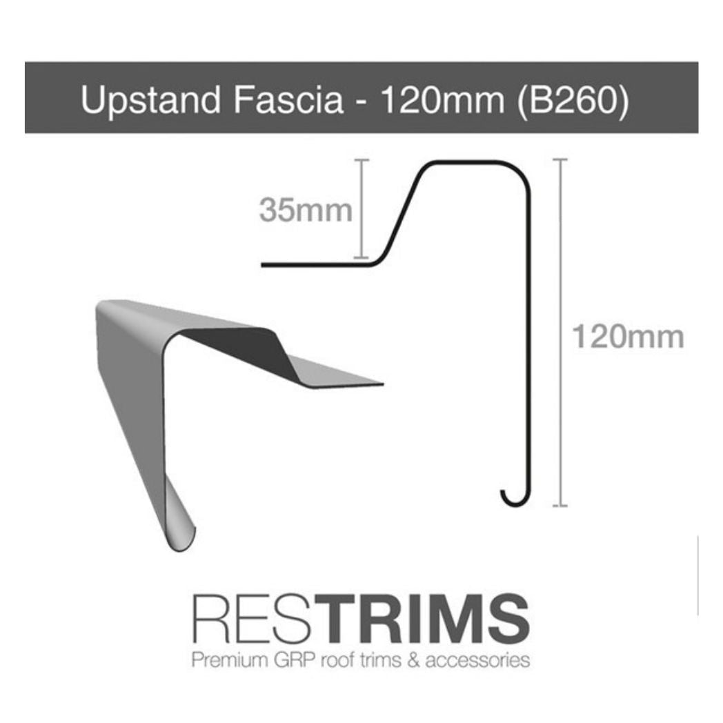 RESTRIM GRP Raised Edge Trim - 3m - JJ Building Materials