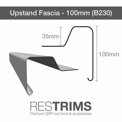 RESTRIM GRP Raised Edge Trim - 3m - JJ Building Materials