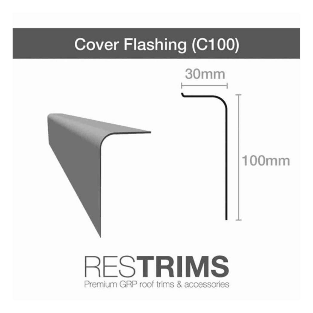RESTRIM Simulated Lead Flashing C100 - 3m - JJ Building Materials