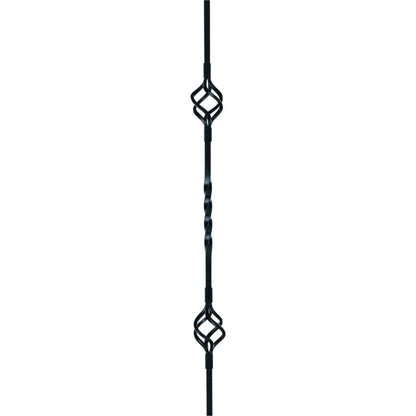 Richard Burbidge Black Metal Baluster 850mm - JJ Building Materials
