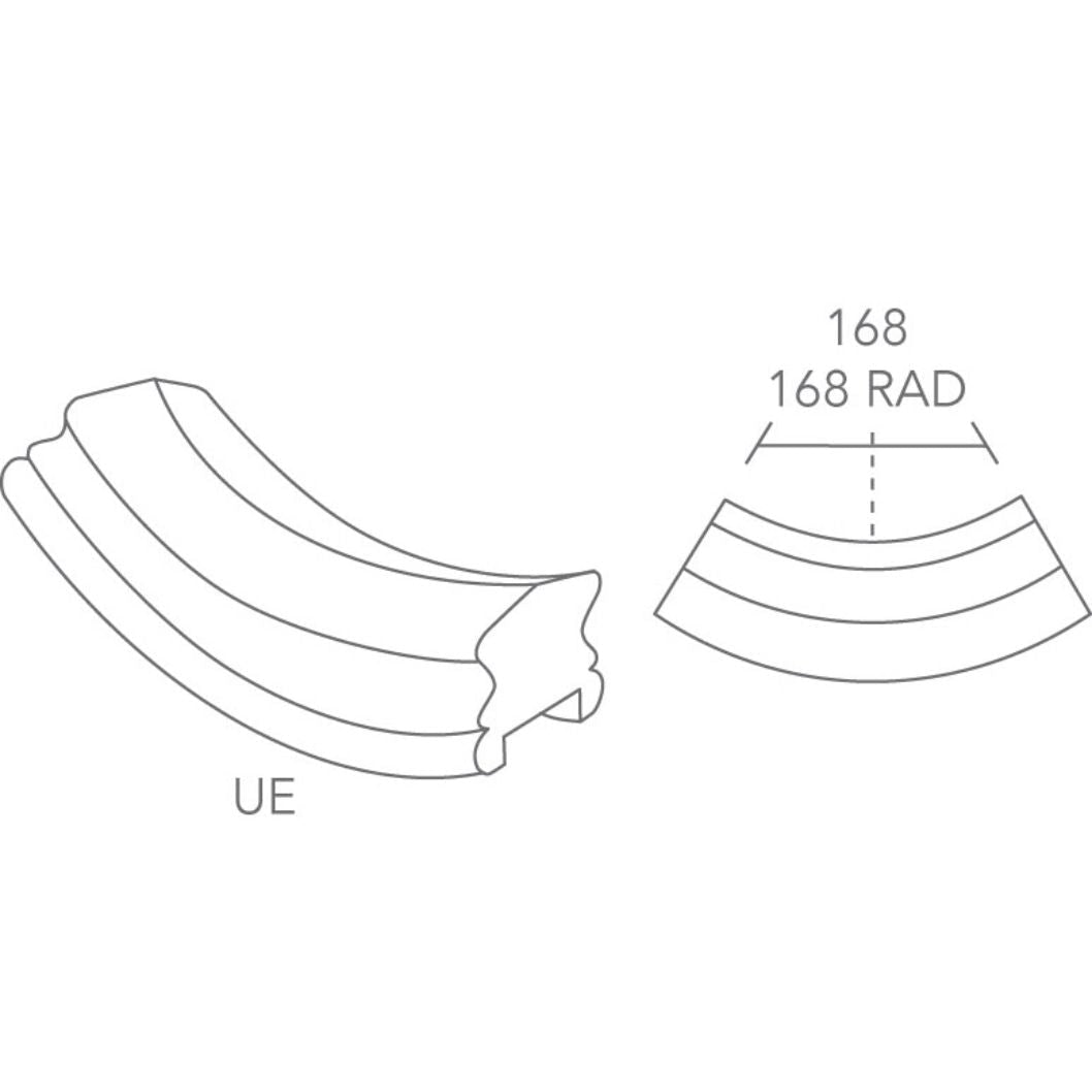 Richard Burbidge Classic Oak Concave Ramp - JJ Building Materials