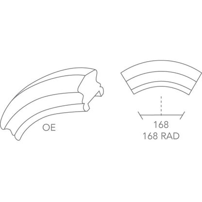 Richard Burbidge Classic Oak Convex Ramp - JJ Building Materials