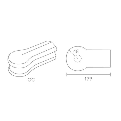 Richard Burbidge Classic Oak Opening Cap - JJ Building Materials