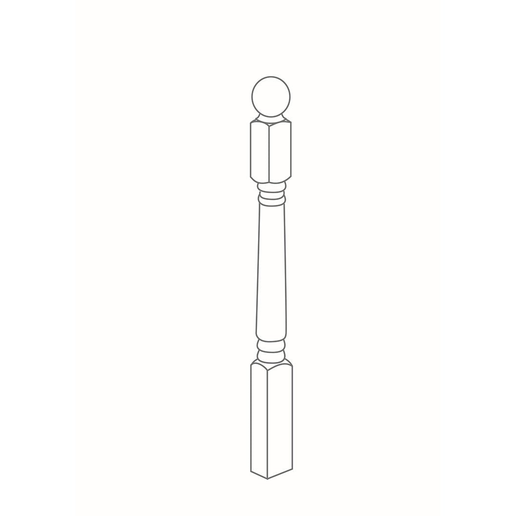 Richard Burbidge Colonial Newel - JJ Building Materials