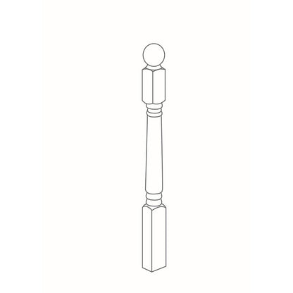 Richard Burbidge Colonial Newel - JJ Building Materials