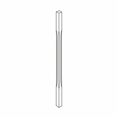 Richard Burbidge Decking Stop Chamfer Spindle - JJ Building Materials