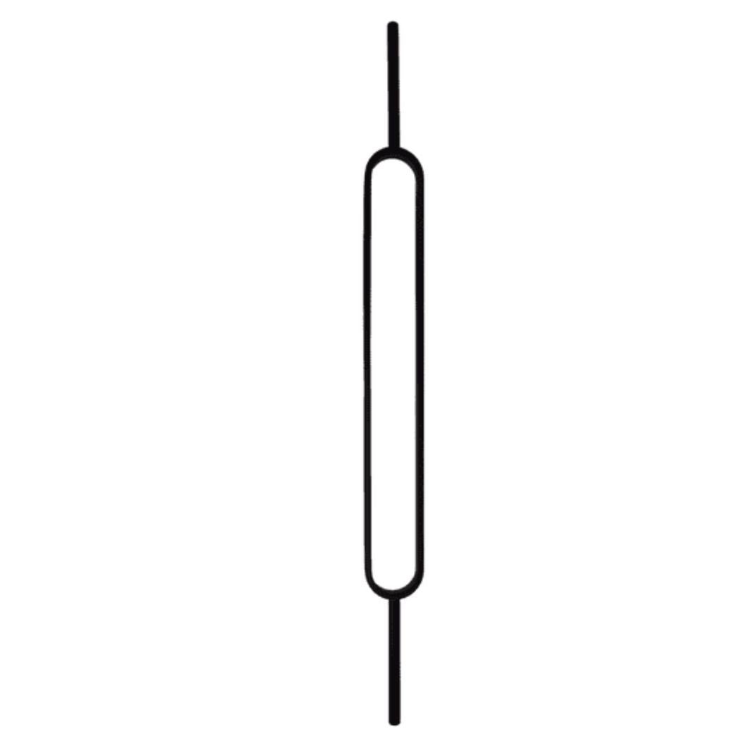 Richard Burbidge Elements Black Baluster x3pk - JJ Building Materials