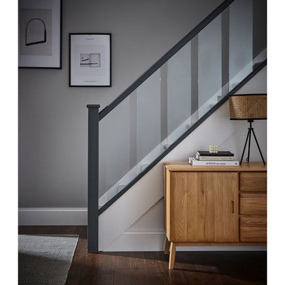 Richard Burbidge Elements Pine Glass Handrail - JJ Building Materials