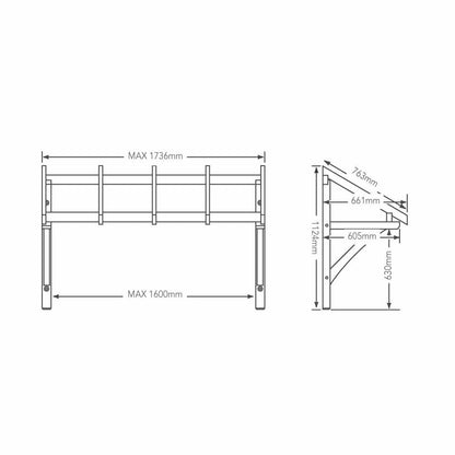 Richard Burbidge Flat Roof Porch Canopy 1200 x 1600 - JJ Building Materials