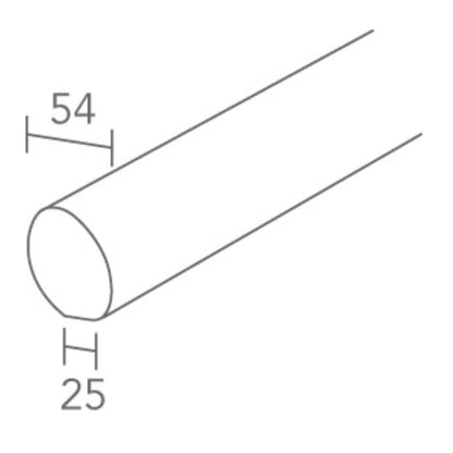 Richard Burbidge Fusion Pine Round Handrail Pre Finished - JJ Building Materials