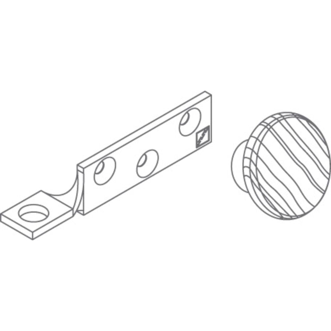 Richard Burbidge Landing Handrail Fixing Kit Universal x2pk - JJ Building Materials